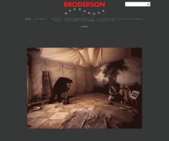 Brodersonbackdrops.com(Broderson backdrops) Screenshot
