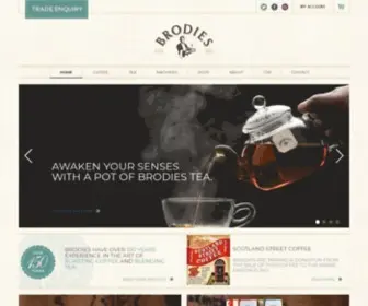 Brodies1867.co.uk(Coffee & Tea Merchants) Screenshot