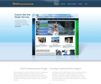 Brodinternet.com(Brod Communication Design creative innovative marketing solutions. Capabilities include) Screenshot