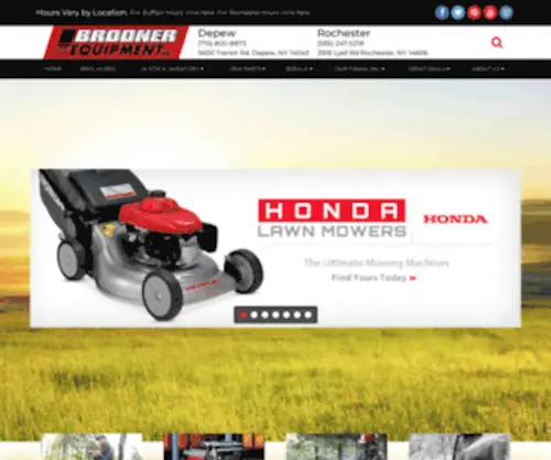 Brodner.com(Home Brodner Equipment) Screenshot