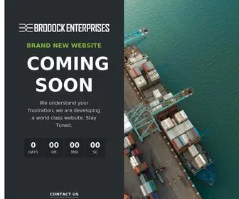 Brodockenterprises.com(Sales And Distribution Company) Screenshot