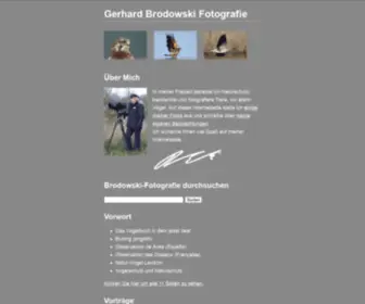 Brodowski-Fotografie.de(Gerhard Brodowski Fotografie) Screenshot