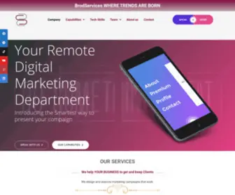 Brodservices.com(Brod services for UK company formation and Digital marketing) Screenshot