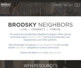 Brodskyneighbors.com(Brodsky Neighbors) Screenshot