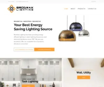 Brodwax.com(Energy Efficient Lighting) Screenshot