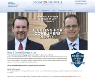 Brodyandcornwell.com(Brody & Cornwell Attorneys at Law) Screenshot