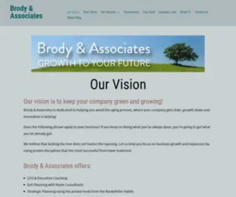 Brodyassociates.net(Our vision) Screenshot