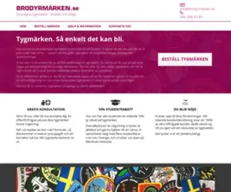 Brodyrmarken.se(Brodyrmärken.se) Screenshot
