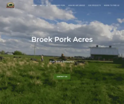 Broekporkacres.com(Broek Pork Acres) Screenshot