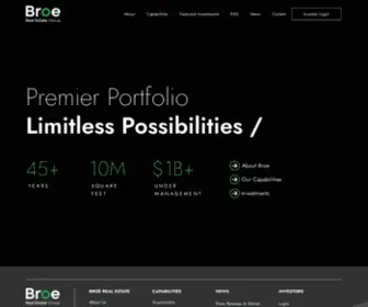 Broerealestate.com(Premier Portfolio) Screenshot