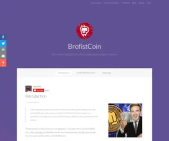 Brofistcoin.io(BrofistCoin) Screenshot