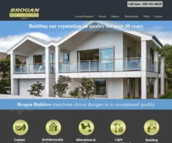 Broganbuilders.co.nz(Brogan Builders Services) Screenshot