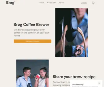 Brogcoffee.com(Brøg Coffee) Screenshot