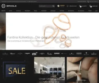 Brogle.de(Uhren & Schmuck seitOnline Shop) Screenshot