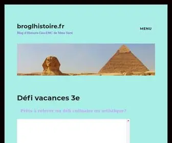 Broglhistoire.fr(Blog d'Histoire) Screenshot