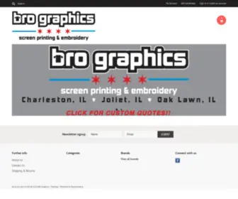 Brographics.com(Bro Graphics LLC) Screenshot