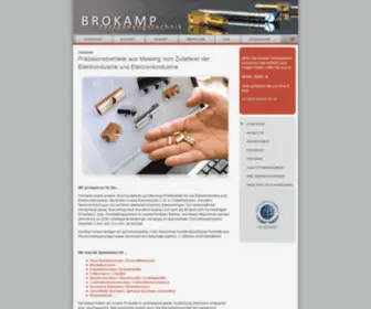 Brokamp-Tec.de(BROKAMP Zerspanungstechnik) Screenshot