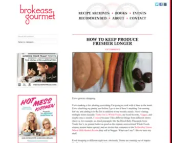 Brokeassgourmet.com(BrokeAss Gourmet) Screenshot