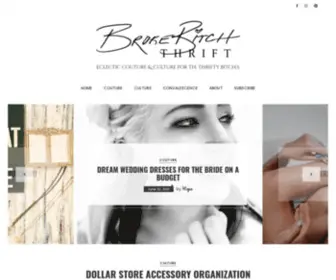 Brokebitchthrift.com(ECLECTIC COUTURE & CULTURE FOR THE THRIFTY BITCHES) Screenshot