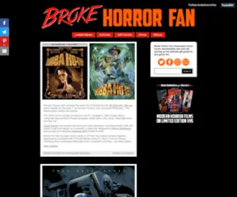Brokehorrorfan.com(Broke Horror Fan) Screenshot
