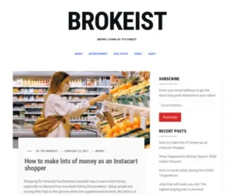 Brokeist.com(Brokeist) Screenshot