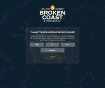 Brokencoast.ca(Broken Coast Cannabis) Screenshot