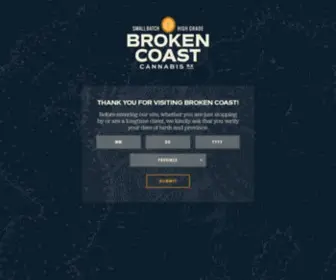 Brokencoastrx.com(Broken Coast Cannabis) Screenshot