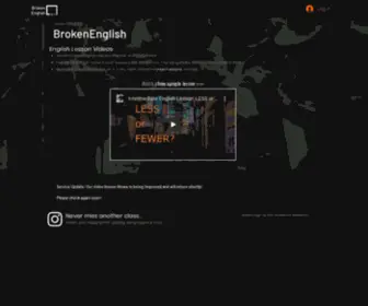 Brokenenglishlessons.com(Broken English) Screenshot