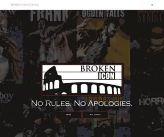 Brokeniconcomics.com(Broken Icon Comics) Screenshot