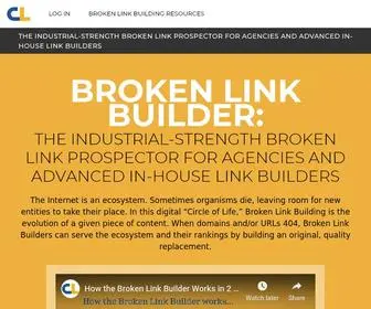 Brokenlinkbuilding.com(Broken link building) Screenshot