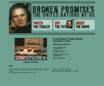 Brokenpromisesmovie.com(Brokenpromisesmovie) Screenshot