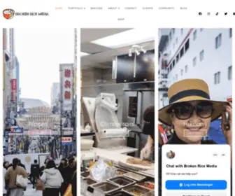 Brokenricemedia.com(Broken Rice Media LLC) Screenshot