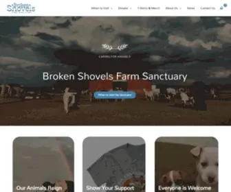 Brokenshovels.com(Broken Shovels Farm Sanctuary) Screenshot