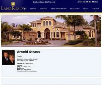 Brokensoundsales.com(Lang Realty Real Estate in Boca Raton) Screenshot