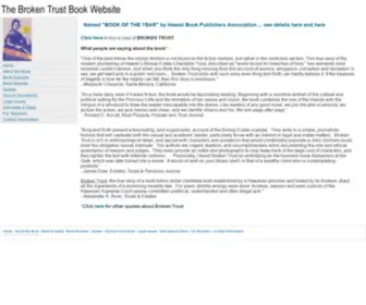 Brokentrustbook.com(Broken Trust Book) Screenshot