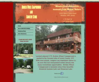 Brokenwheelcampground.net(Broken Wheel Campground and Country Store) Screenshot