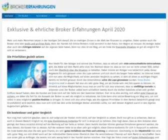 Broker-Erfahrungen.net(BROKER Erfahrungsberichte 04/2021: Betrug oder Seriös) Screenshot