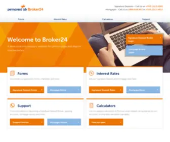 Broker24.ie(Permanent tsb) Screenshot