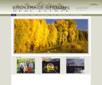 Brokerageofthetetons.com(Jackson Hole) Screenshot