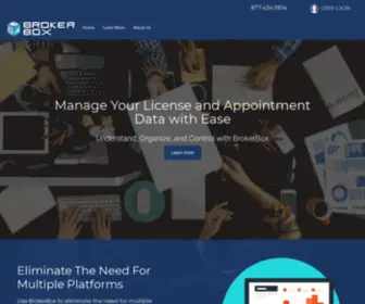 Brokerbox.net(Discover new capabilities that are changing the way insurance) Screenshot