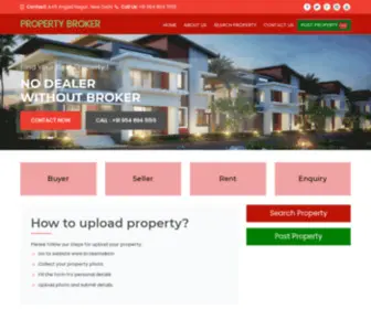 Brokerindia.in(Property Collection) Screenshot