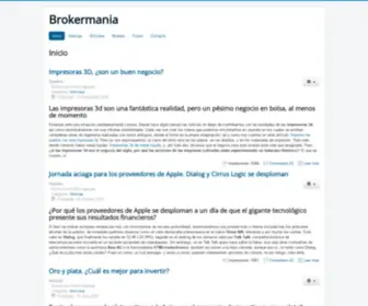 Brokermania.com(Brokermania) Screenshot