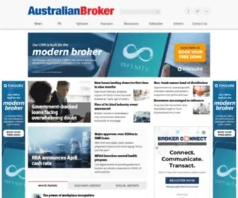 Brokernews.com.au(Mortgage News for Industry Professionals) Screenshot