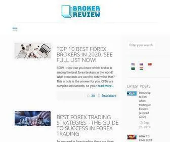 Brokerreview.net(Who are the best forex brokers in the world) Screenshot