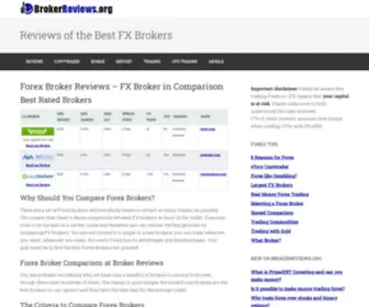 Brokerreviews.org(Forex Broker Reviews) Screenshot