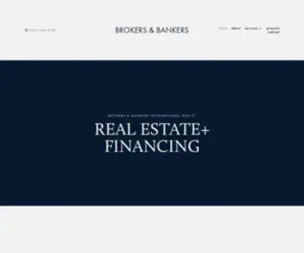 Brokersbankers.com(BROKERS & BANKERS) Screenshot