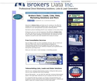 Brokersdata.com(Brokers Data) Screenshot