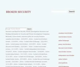 Brokersecurity.com(Broker security) Screenshot