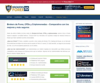 Brokersforex10.com(TOP 7 con los MEJORES) Screenshot