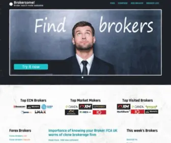 Brokersome.com(Home) Screenshot